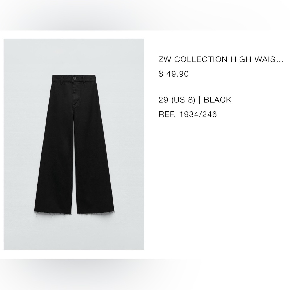 Zara High Waisted Jeans